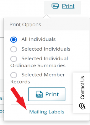 Print Mailing Labels